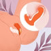 Crave 3 G-spot Vibrator with Rotating Massage Head and Clit Tickler