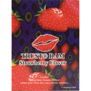 Dental Dam Condom-Strawberry