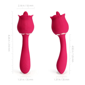 Rhea The Rose Clit Tongue Licking Vibrator and G-spot Massager