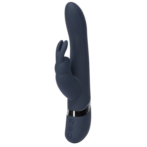 Fifty Shades Darker Oh My Rechargeable Silicone Rabbit Vibrator Slate Blue