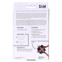 Ex's & Oh's Cross Cuffs