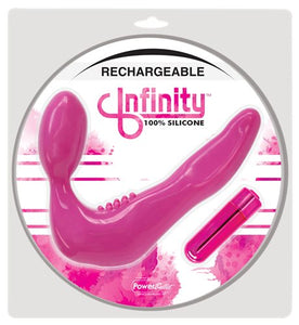 Infinity Silicone Strapless Strap-On Vibe Rechargeable