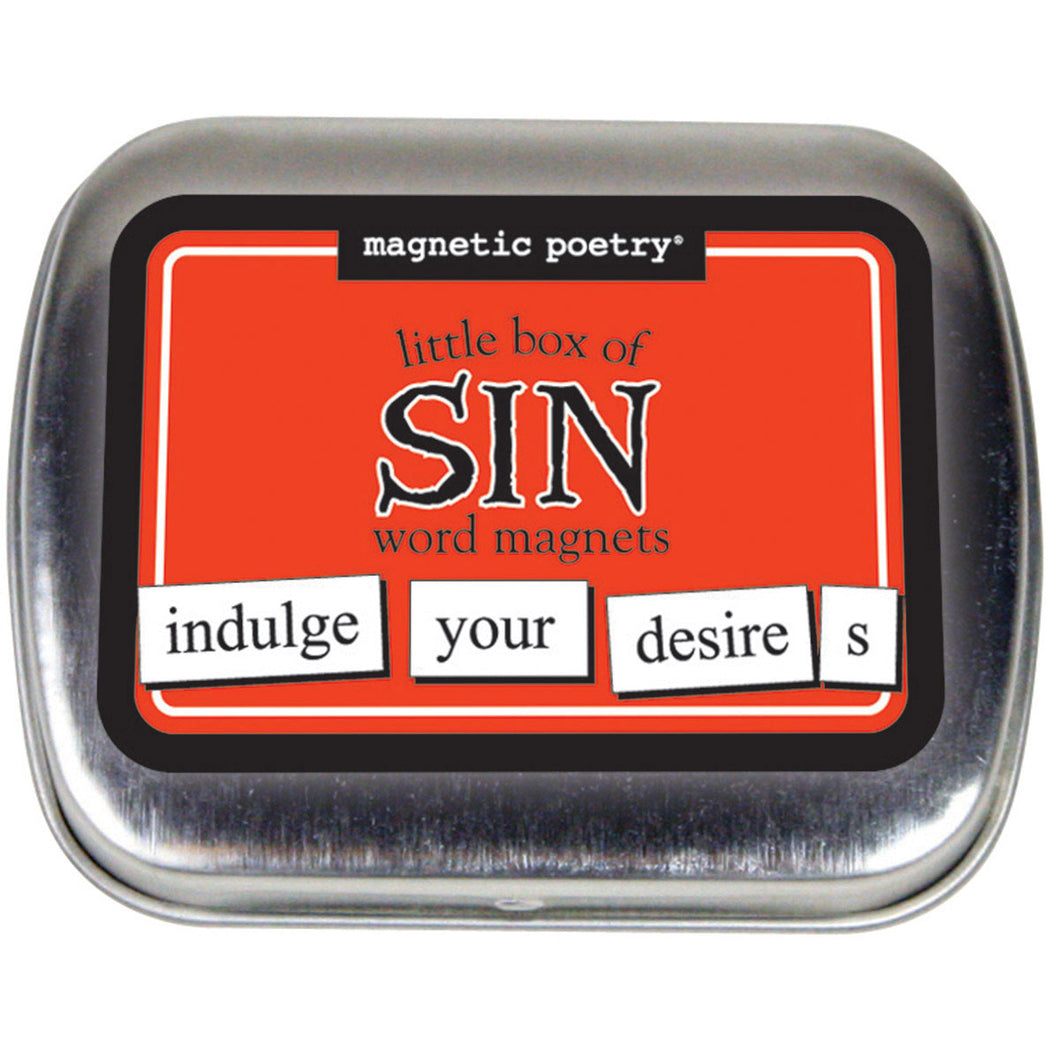 Little Box of Sin Word Magnets