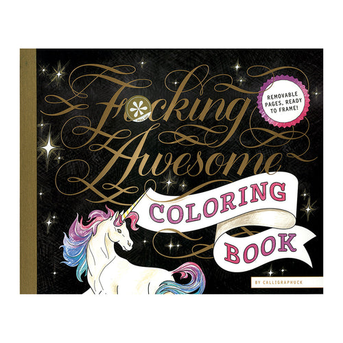 Calligraphuck F*cking Awesome Coloring Book