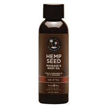 Hemp Seed Massage Oil