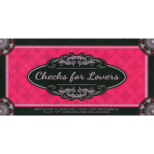 Checks for Lovers