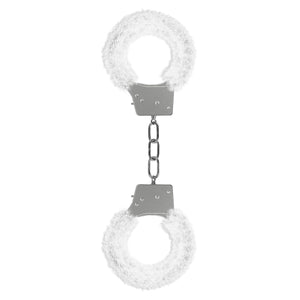 Ouch Beginner's Handcuffs Furry - White