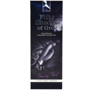 Fifty Shades Of Grey Greedy Girl Rabbit-Black 9.5"