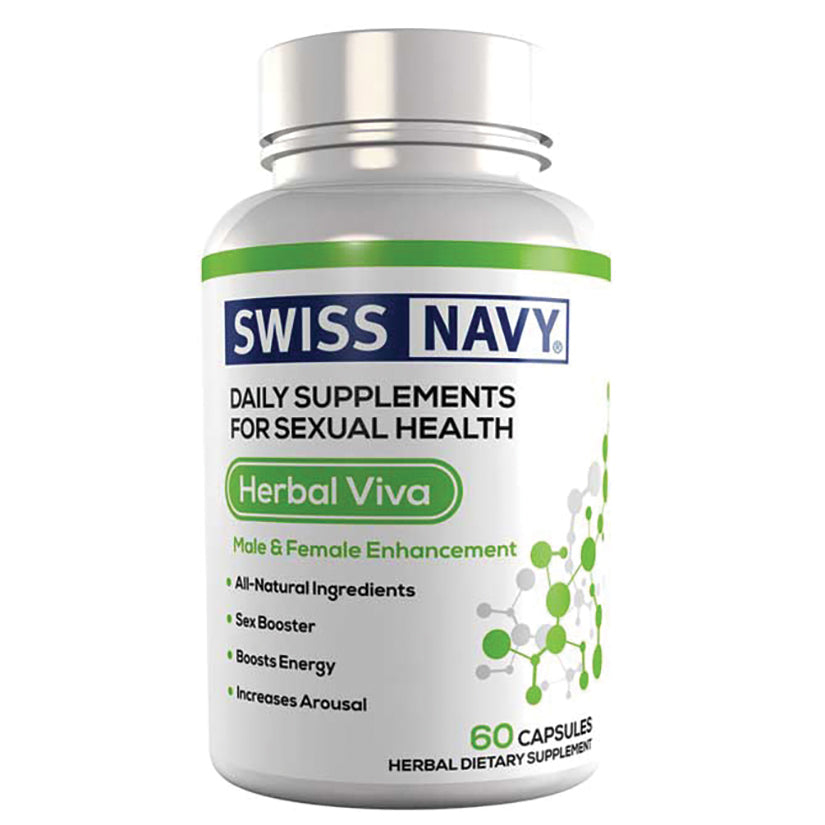 Swiss Navy Herbal Viva 60 Count Bottle