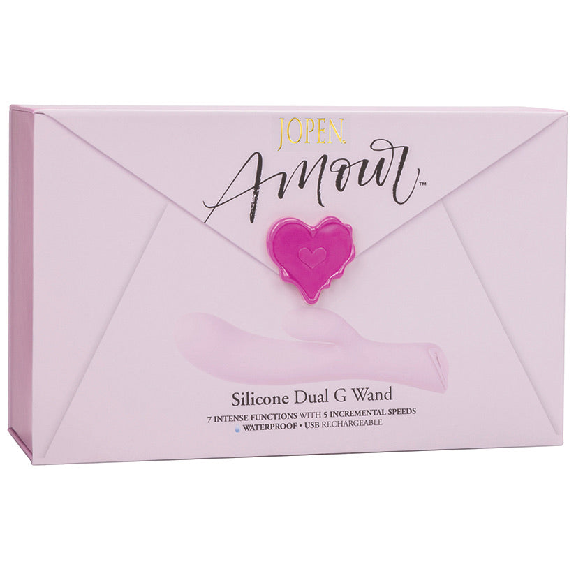 Amour Silicone Dual G Wand-Pink 7